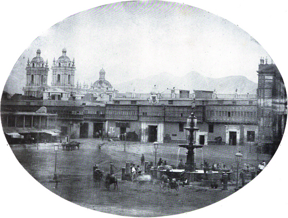 A photograph of Archbishop's Palace of Lima