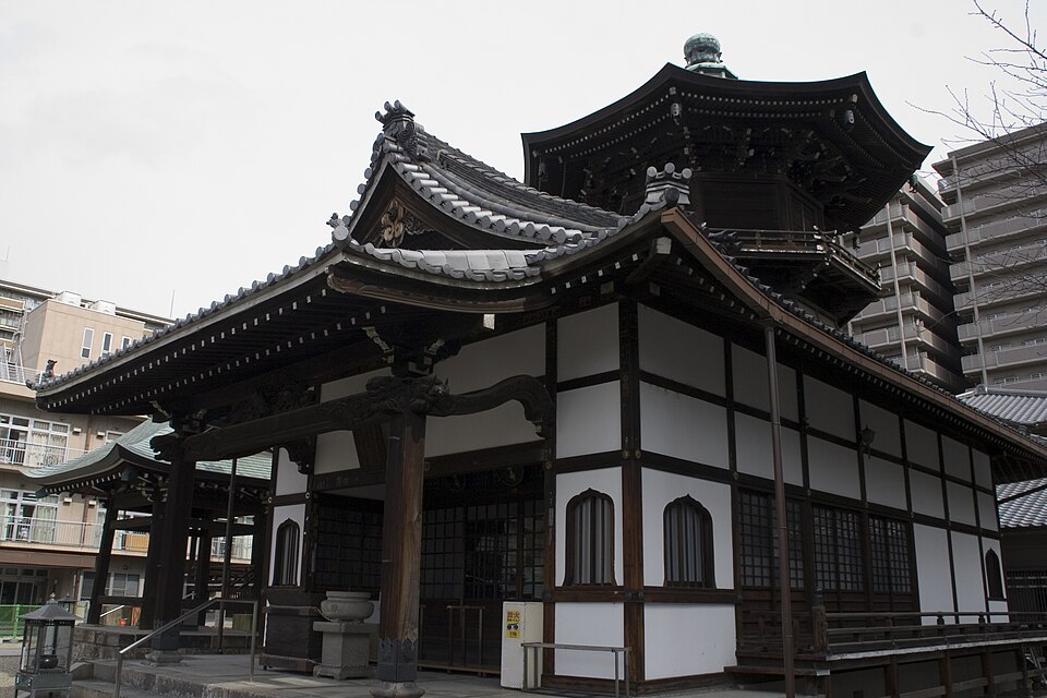 A photograph of Kakuman-ji Temple