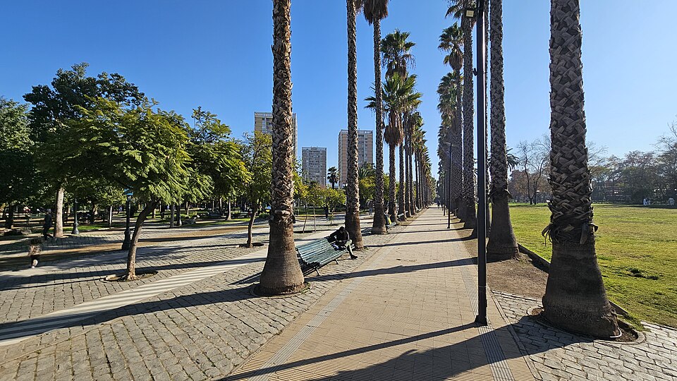 A photograph of Parque Inés de Suárez