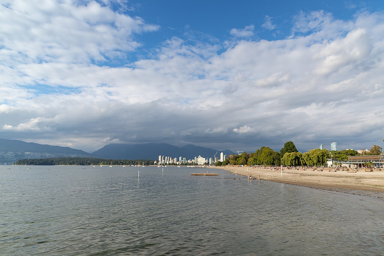 Una fotografia di Kitsilano Beach