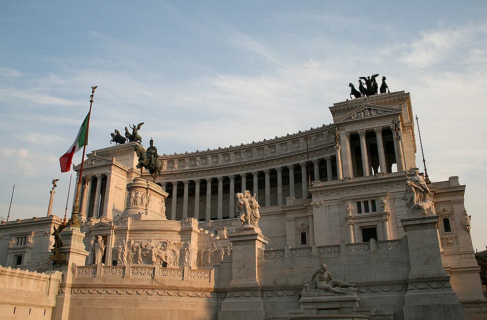 A photograph of Altare della Patria