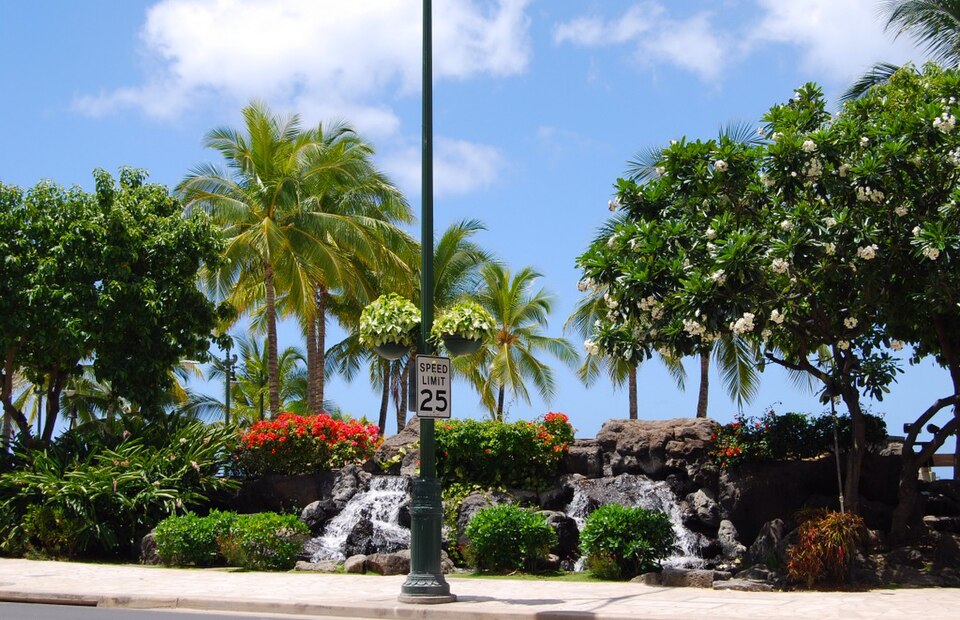A photograph of Waikīkī Beach
