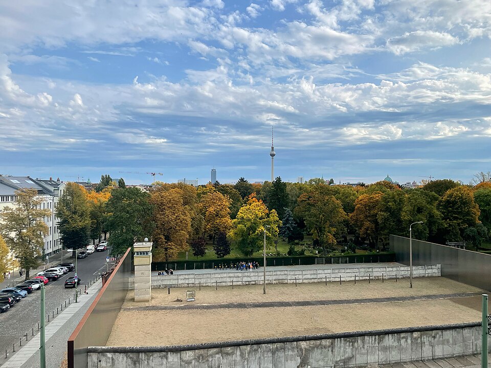 A photograph of Berlin Wall Memorial