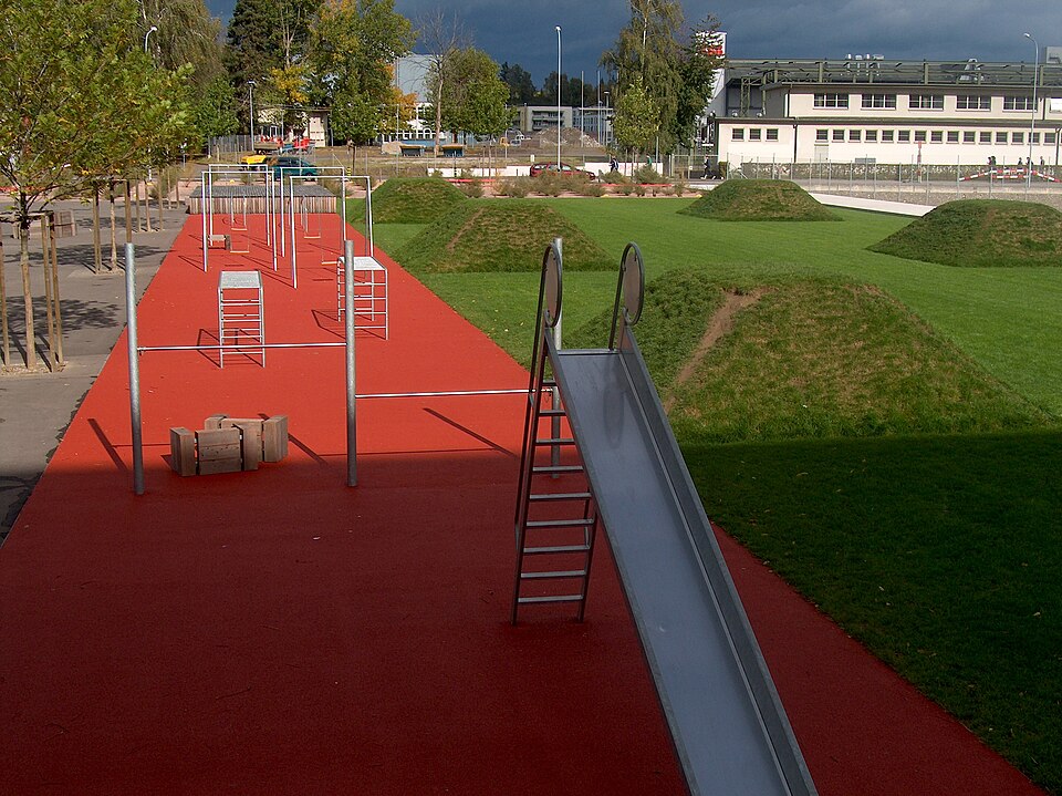 A photograph of Louis-Häfliger-Park