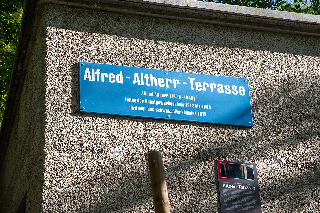 Ein Foto von Alfred-Altherr-Terrasse