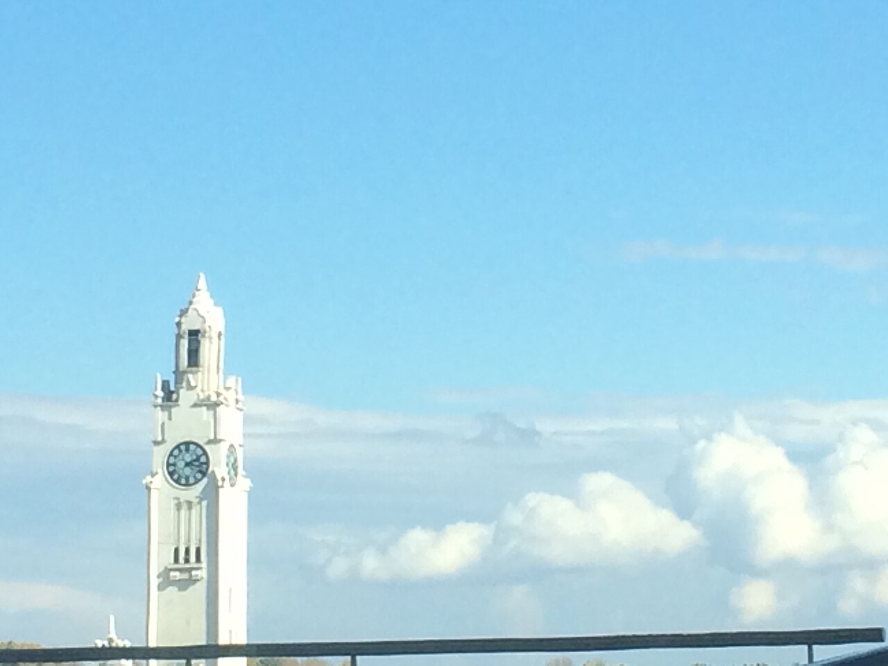 A photograph of Montreal Clock Tower