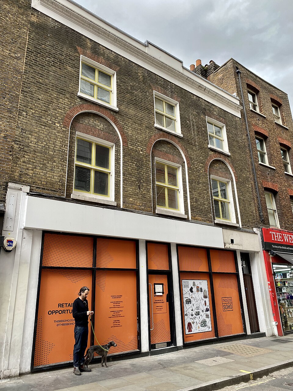 A photograph of Berwick Street