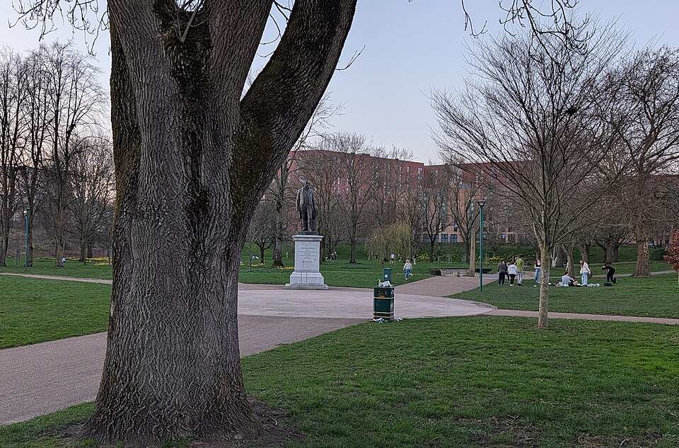 A photograph of Peel Park