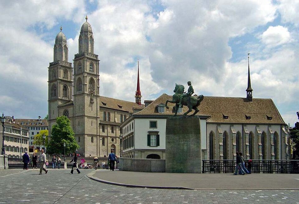A photograph of Wasserkirche