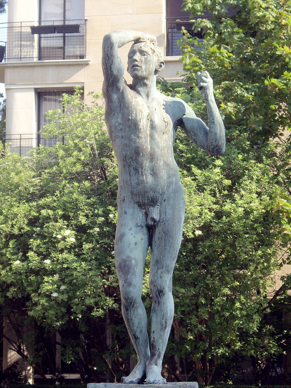A photograph of L'Âge d'airain