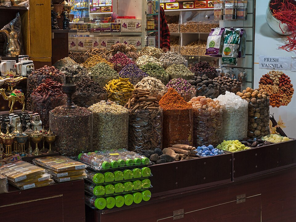 A photograph of Dubai Spice Souk