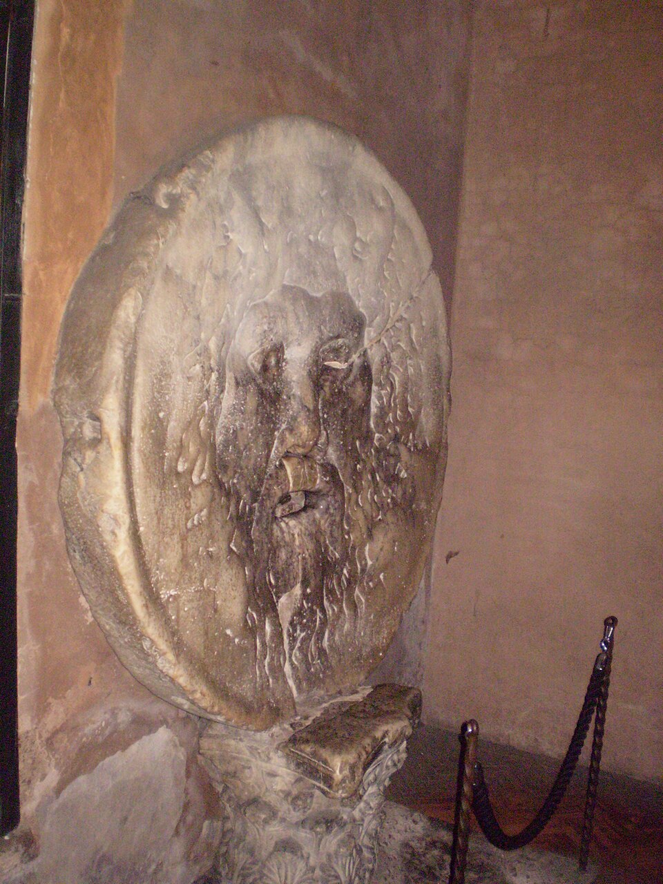 A photograph of Bocca della Verità