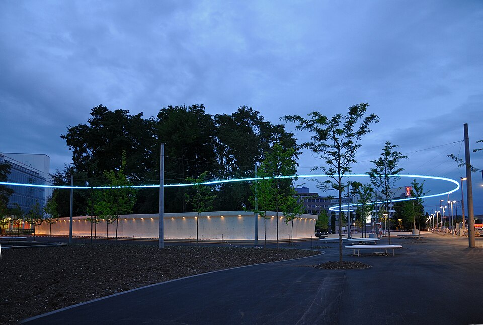 A photograph of Leutschenpark