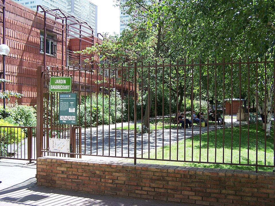 A photograph of jardin Baudricourt