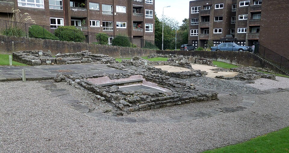 A photograph of Bearsden Roman Bath House