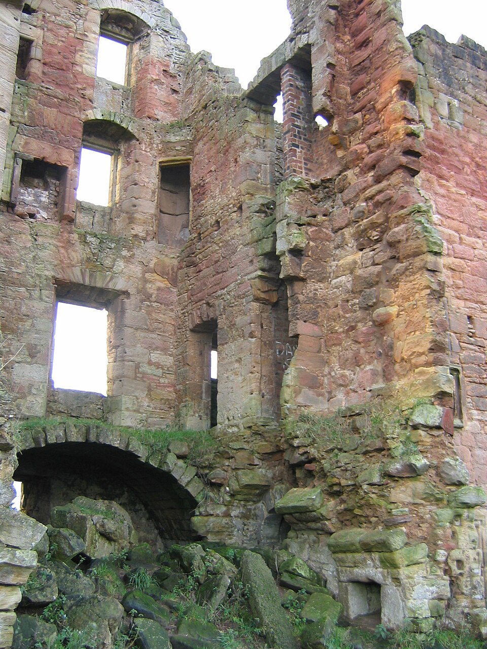 A photograph of Gilbertfield Castle