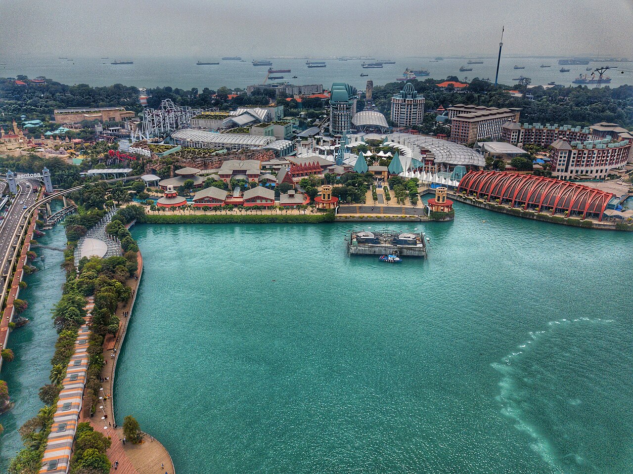 Uma fotografia de Sentosa