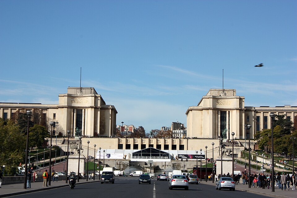 A photograph of Chaillot Palace