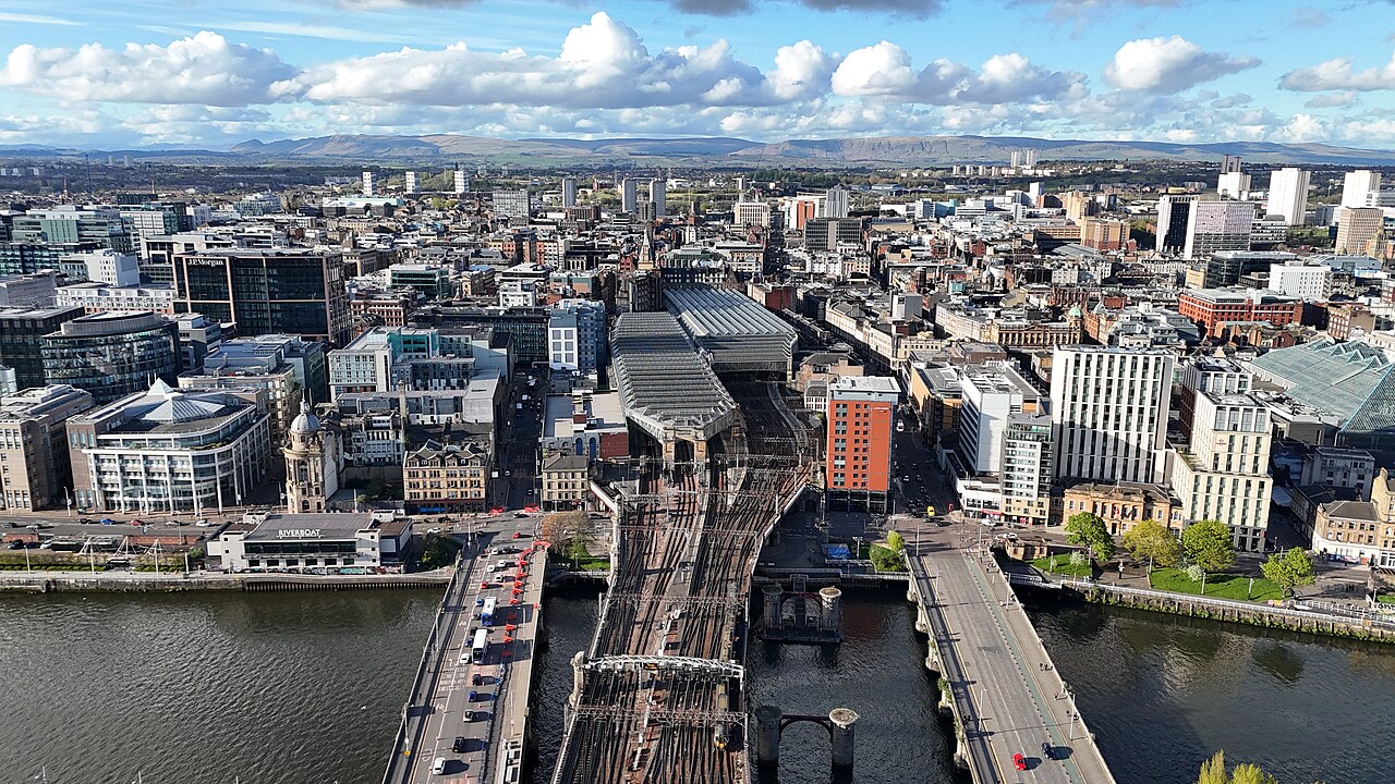 A photograph of Glasgow