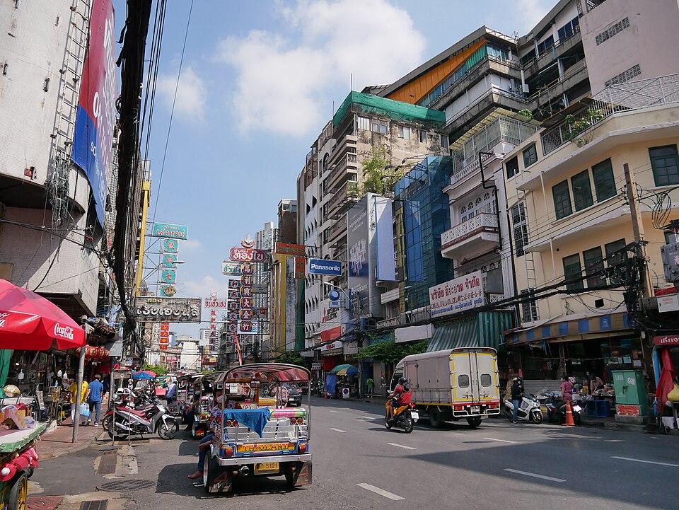 A photograph of Yaowarat Road
