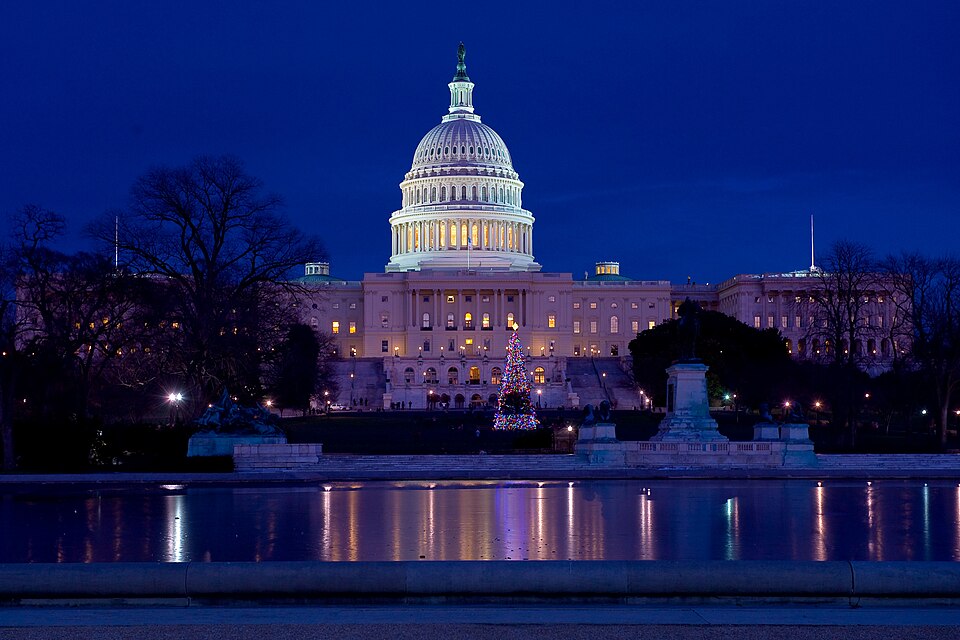 A photograph of United States Capitol