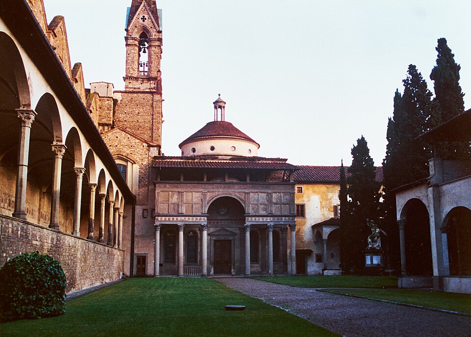 A photograph of Pazzi Chapel