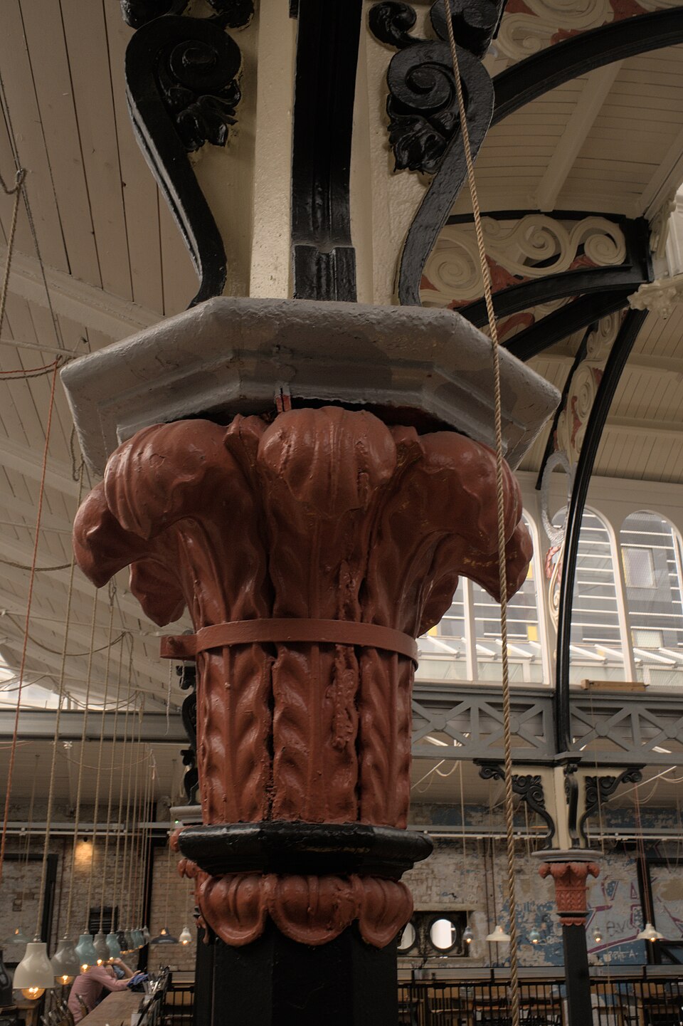 A photograph of Smithfield Market Hall