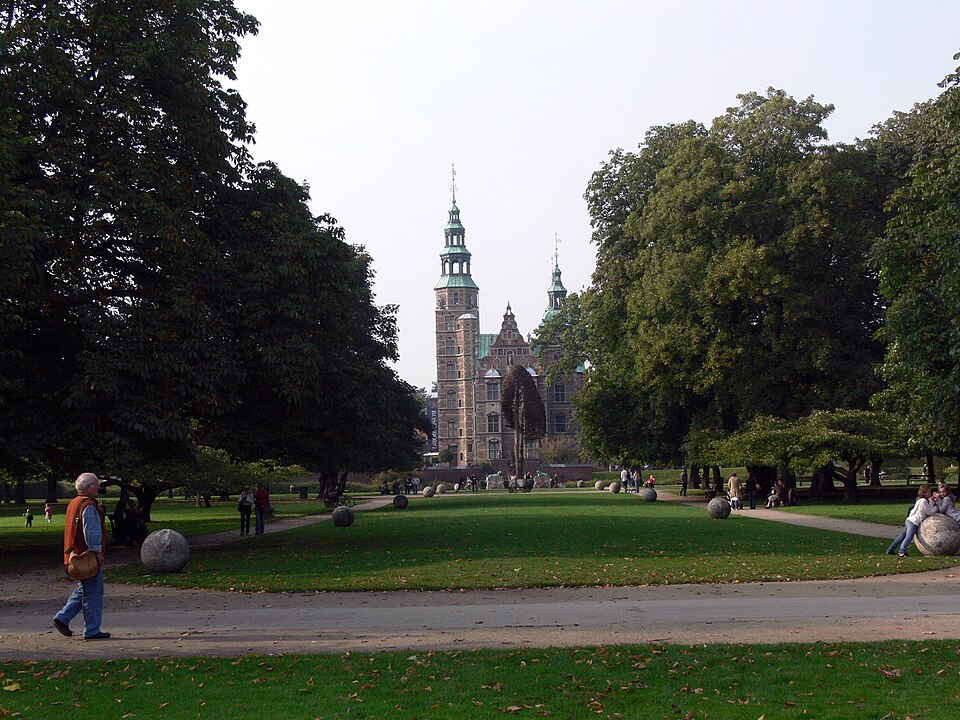 A photograph of Rosenborg Castle Gardens