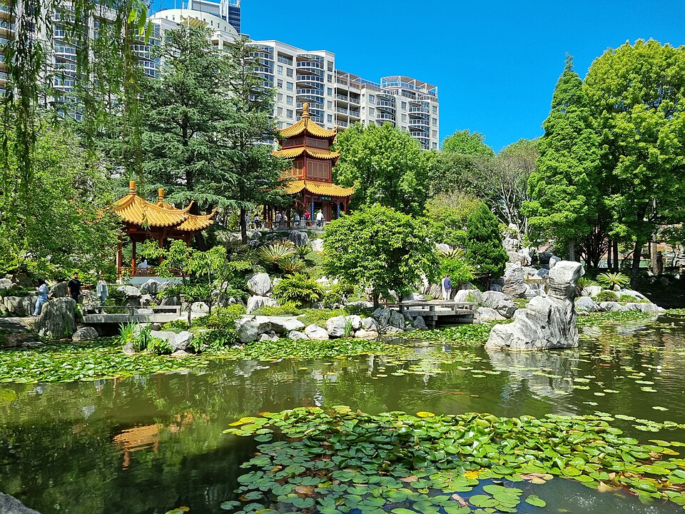 A photograph of Chinese Garden of Friendship