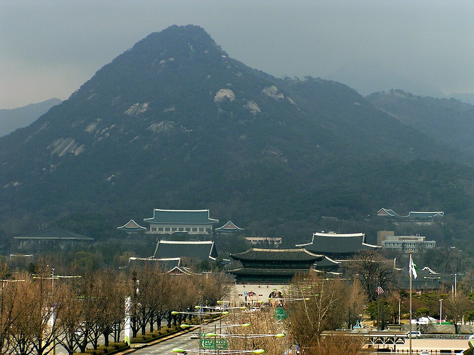 A photograph of Bugaksan