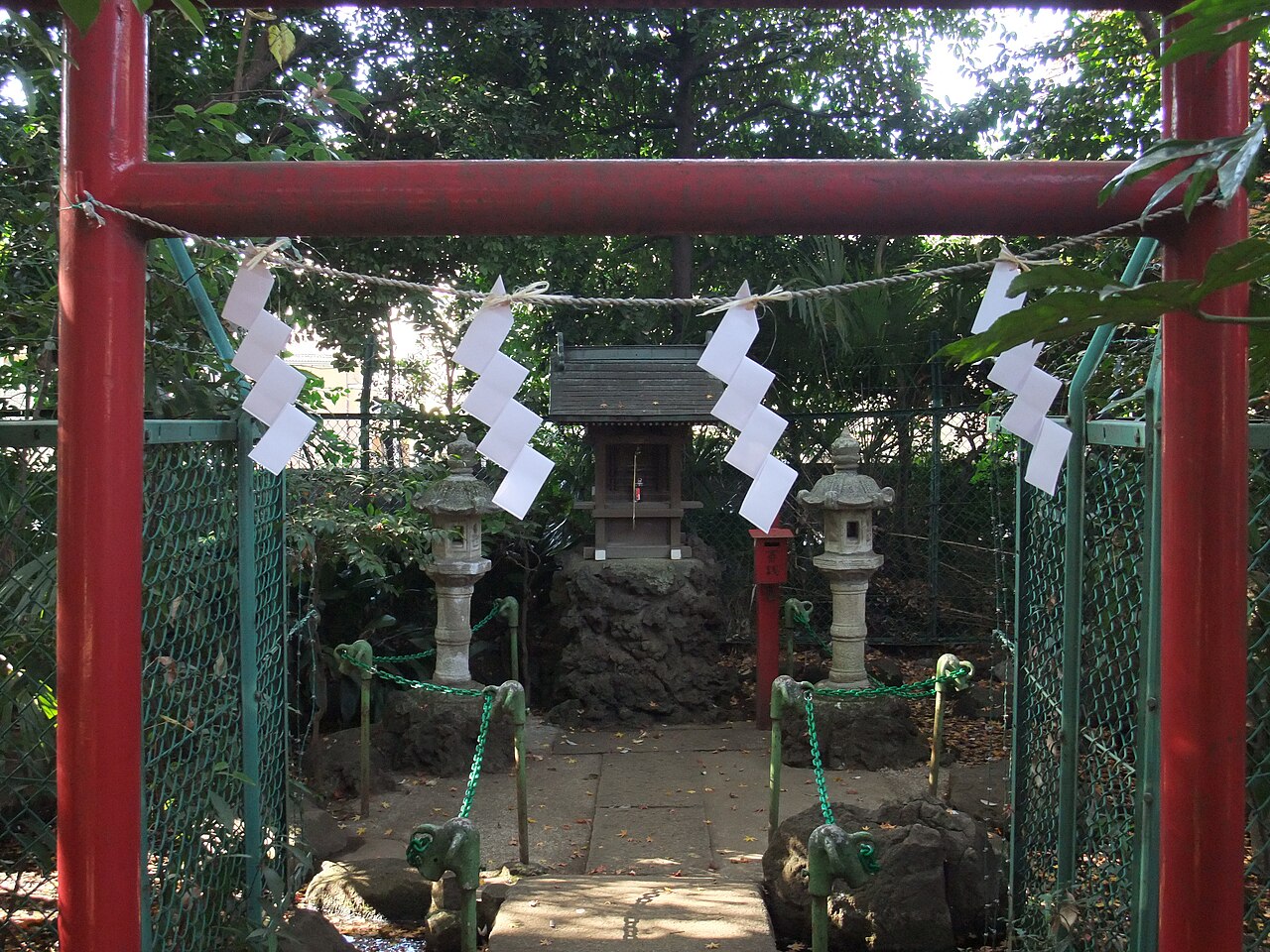 A photograph of Rokusho Shrine
