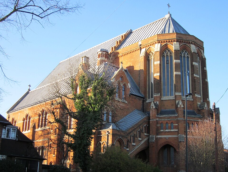A photograph of All Saints Church, West Dulwich