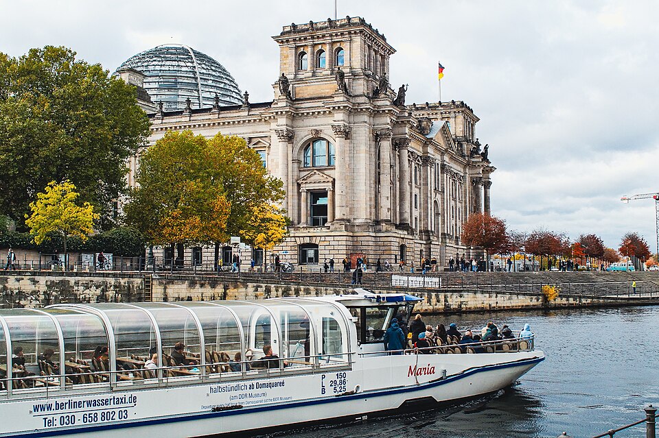 A photograph of Reichstag