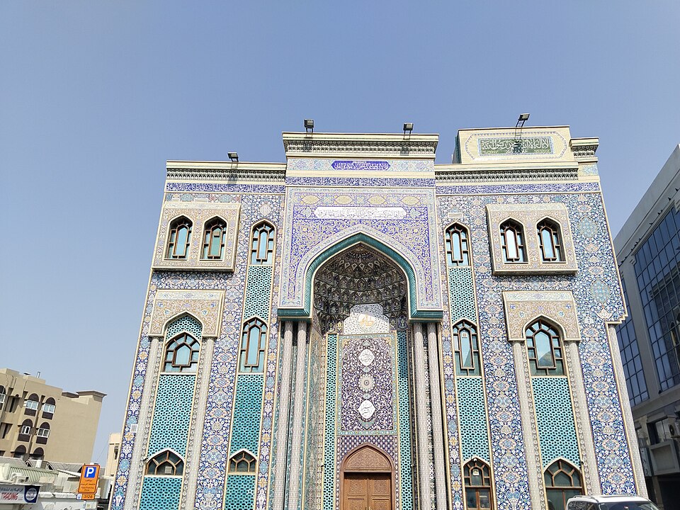 A photograph of Iranian Mosque, Bur Dubai
