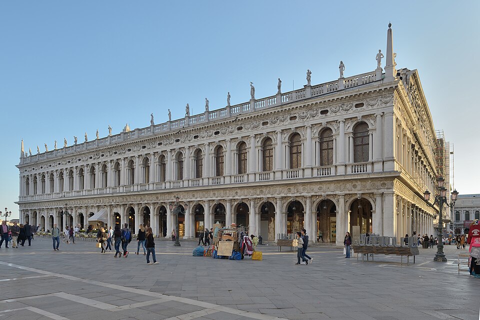 A photograph of Biblioteca Nazionale Marciana