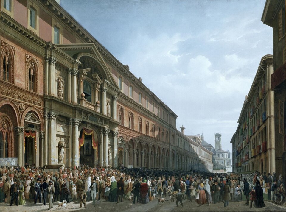 A photograph of Palazzo Morando