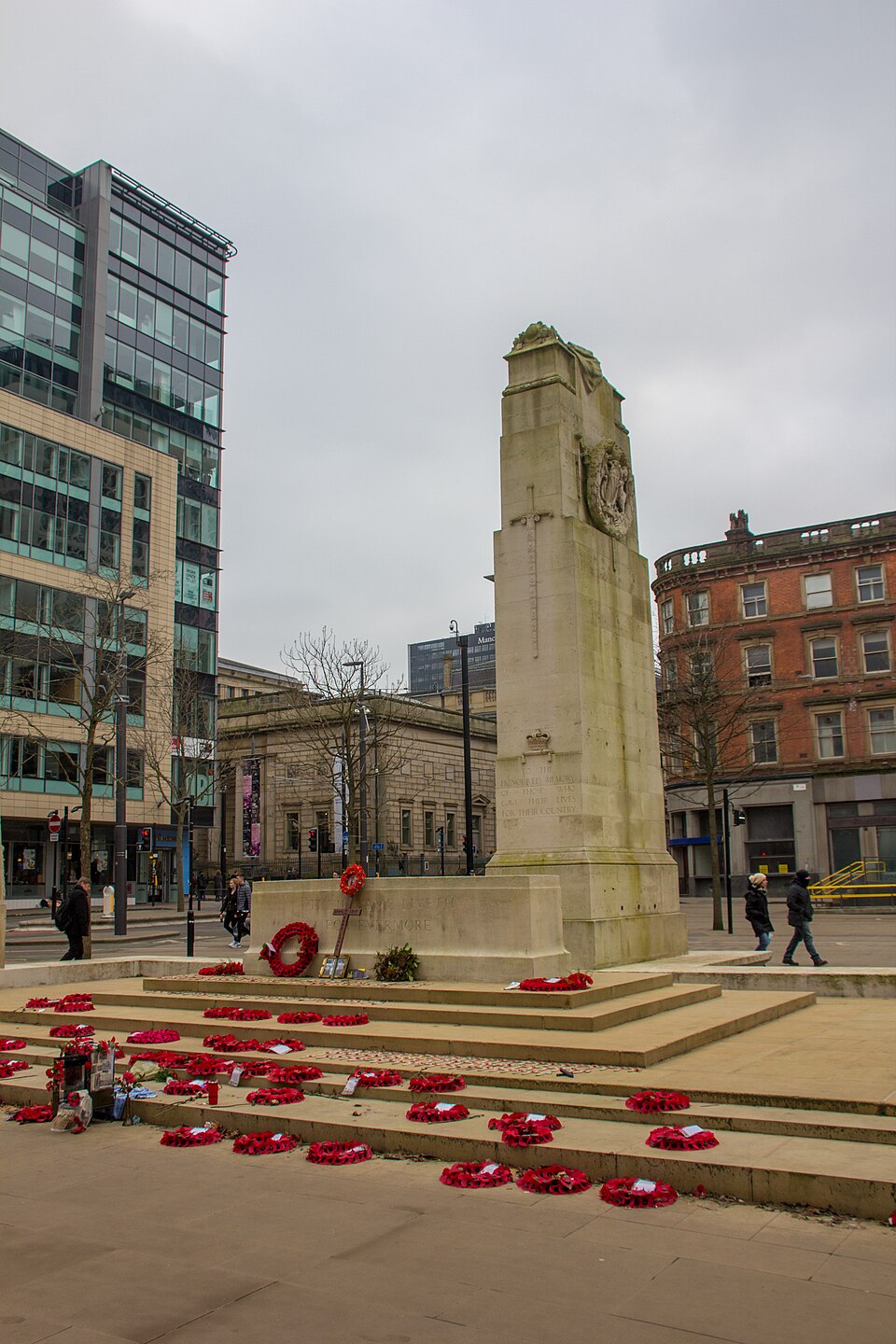 A photograph of Manchester Cenotaph