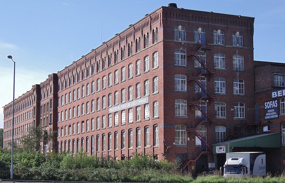 A photograph of Meadow Mill Including The Tall Wing To The South West