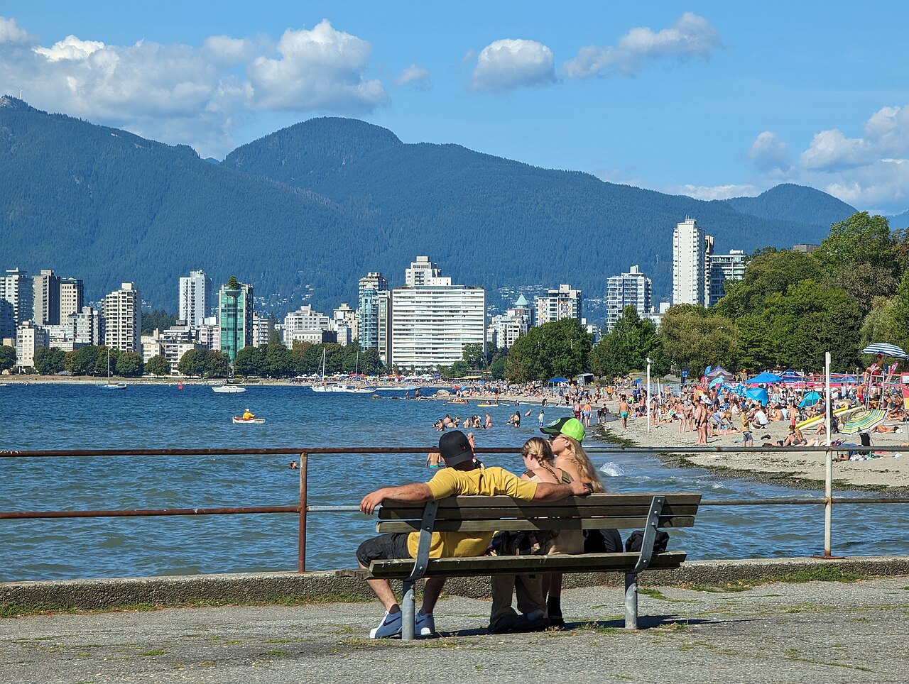 Una fotografia di Kitsilano Beach