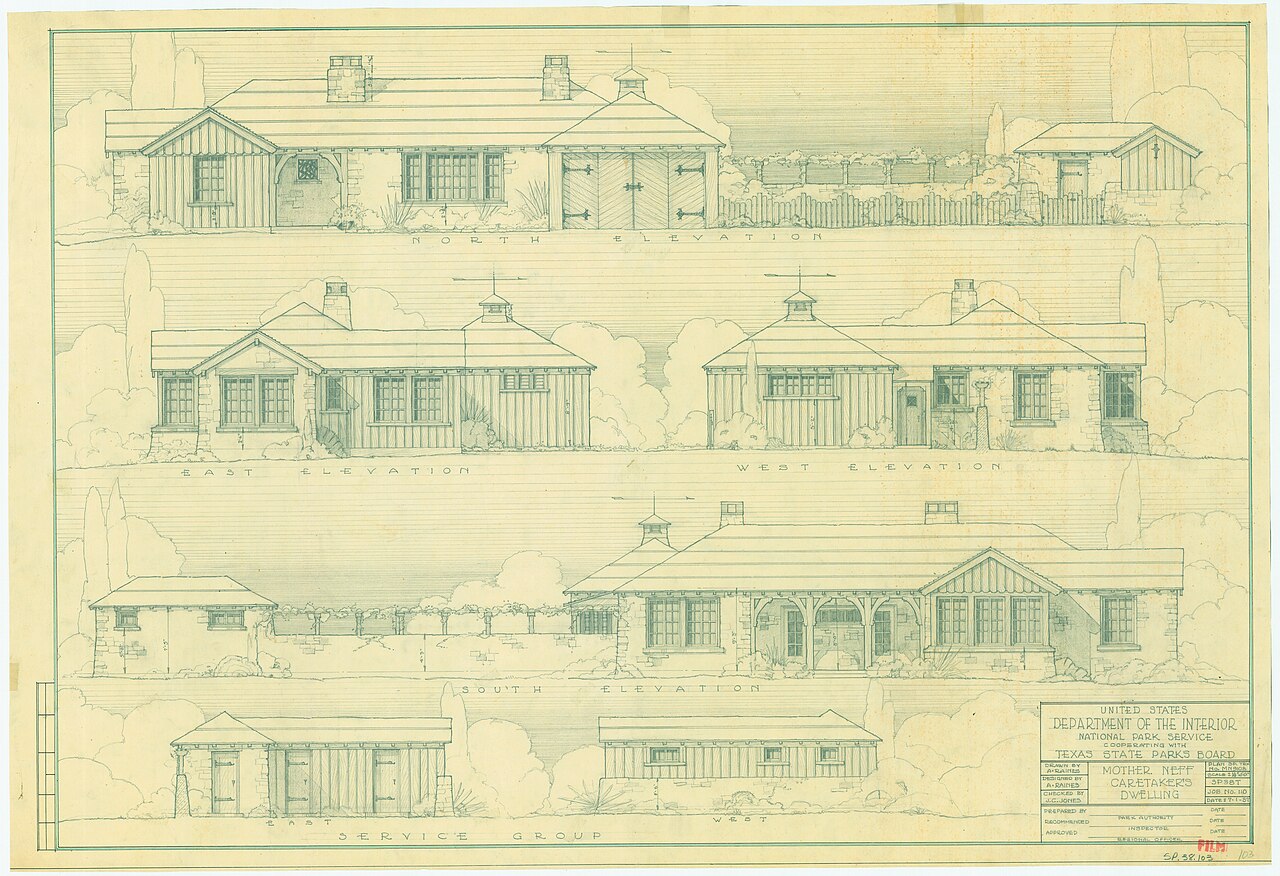 A photograph of Caretaker's House