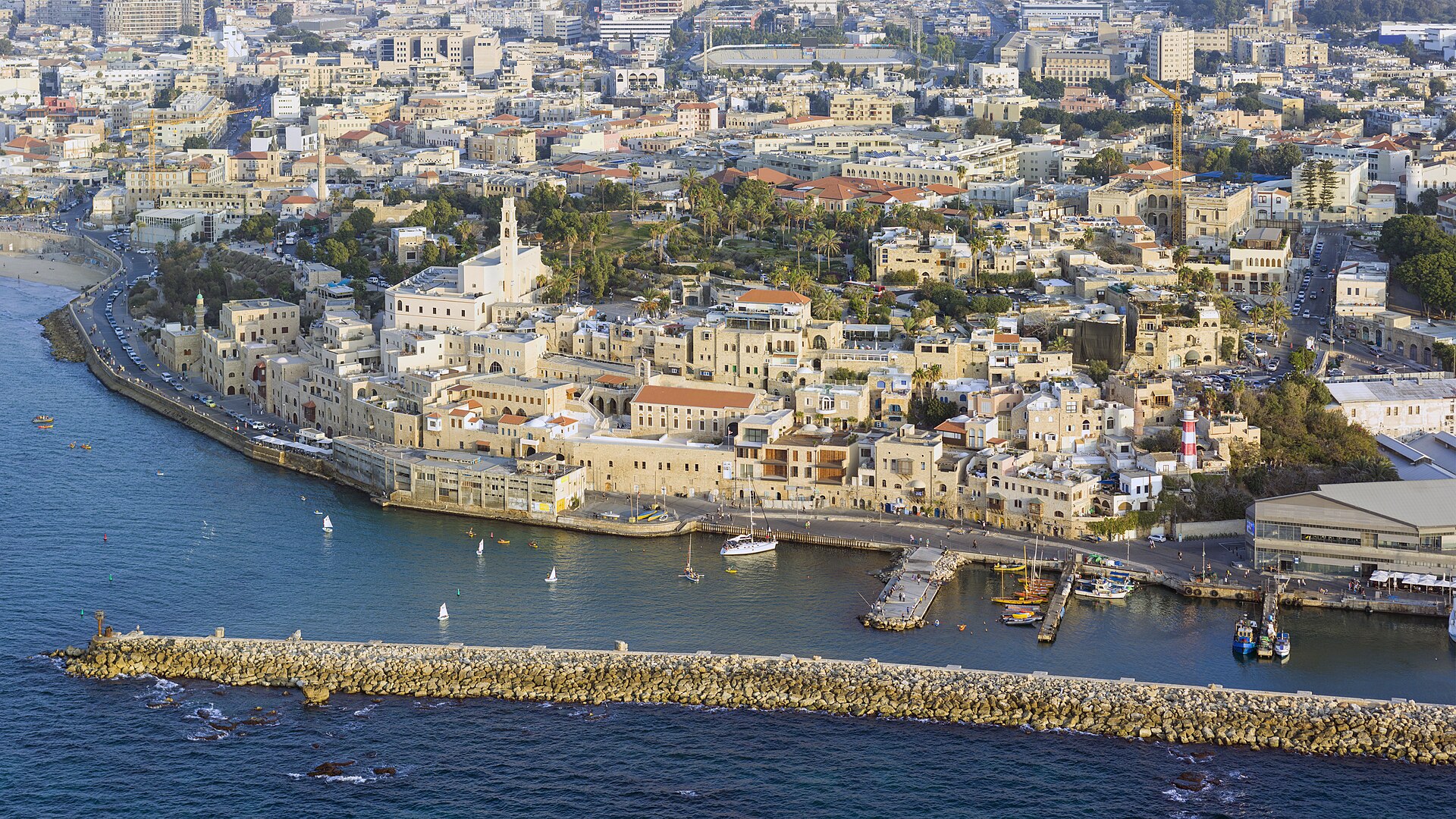 A photograph of Old Jaffa