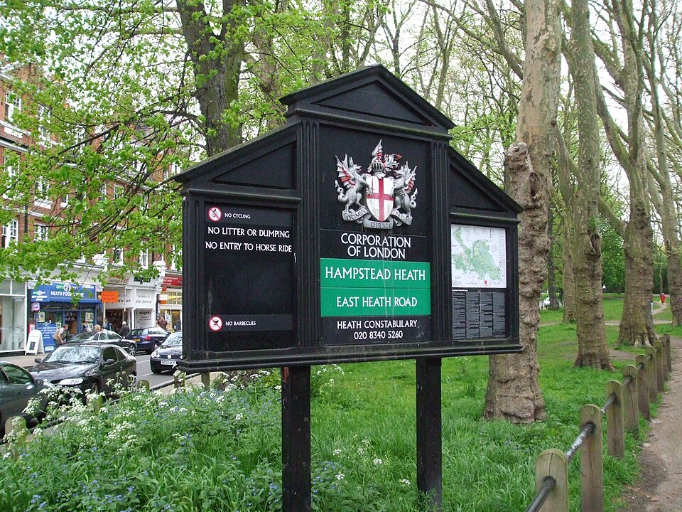 A photograph of Hampstead Heath