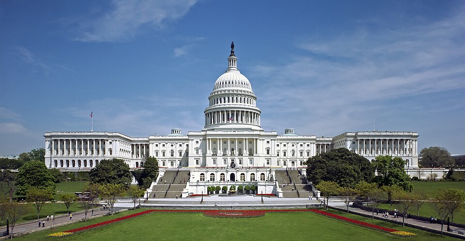 A photograph of United States Capitol