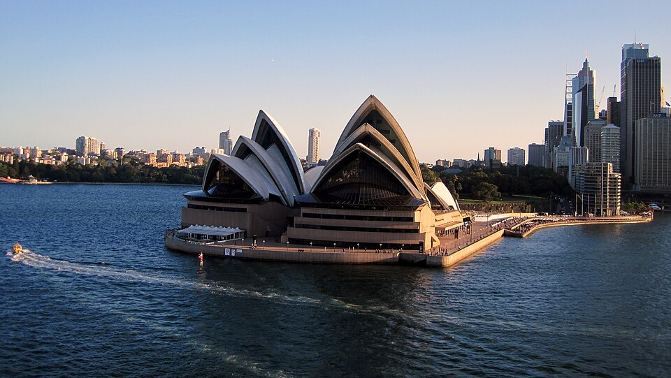A photograph of Sydney Opera House