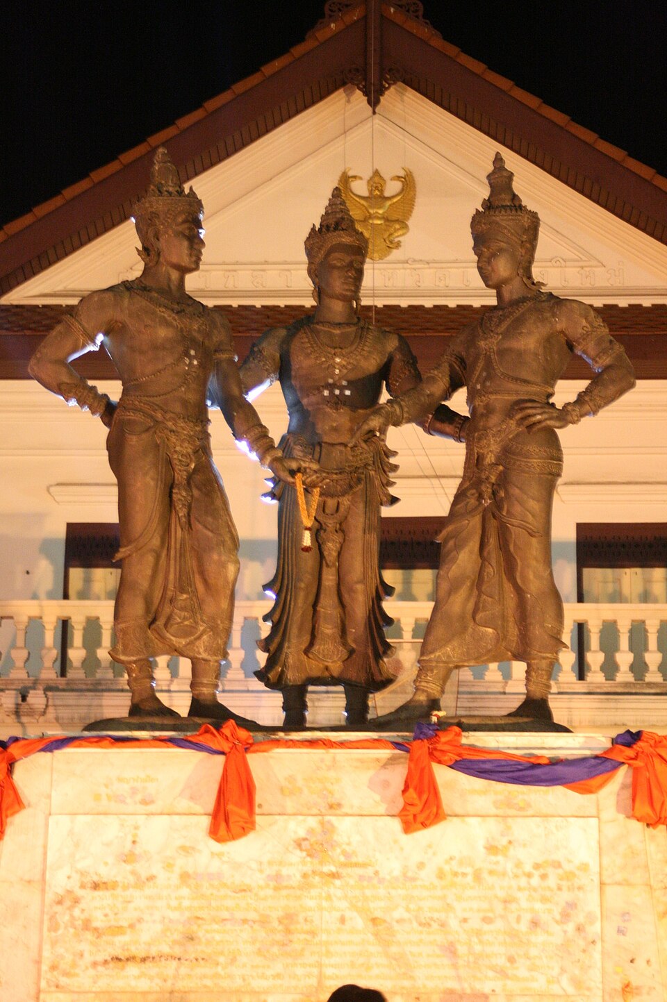 A photograph of Three Kings Monument