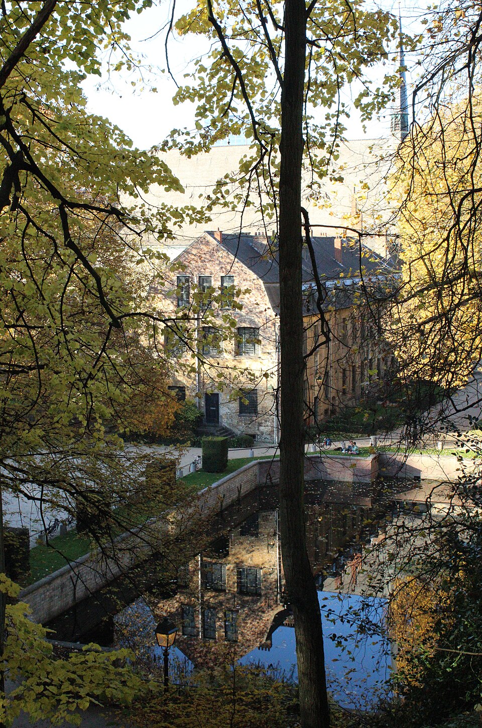 A photograph of Gardens of La Cambre Abbey