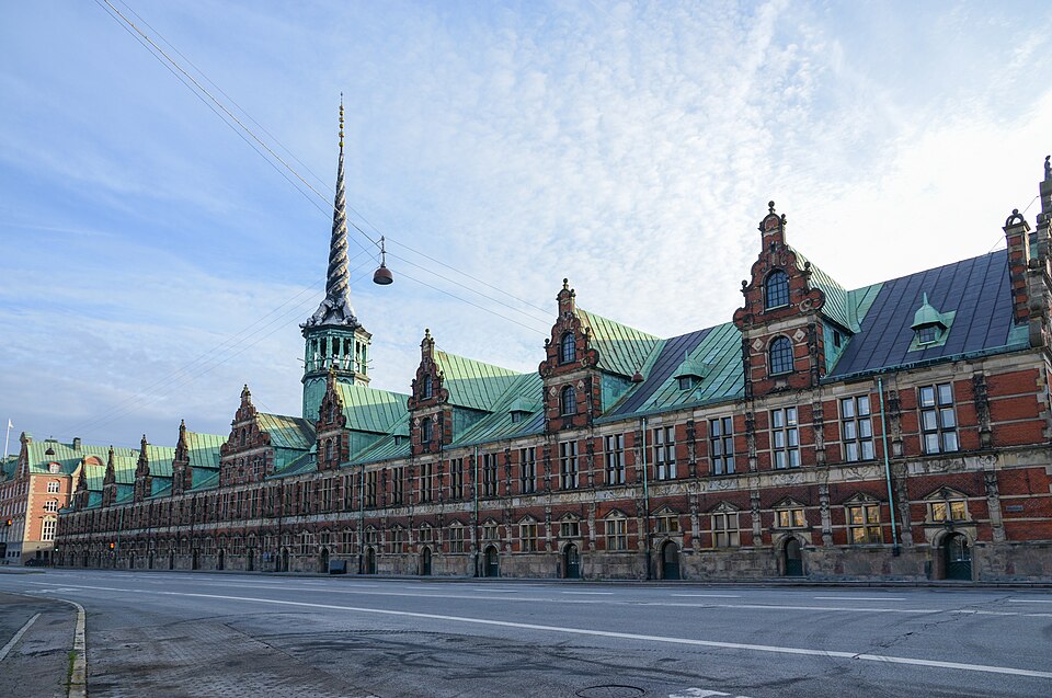 A photograph of Børsen