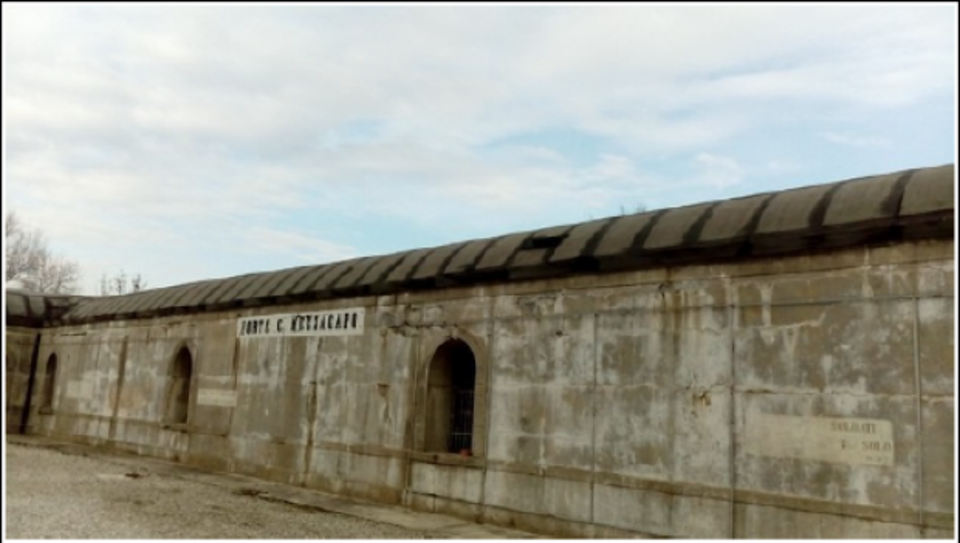 A photograph of Fort Mezzacapo