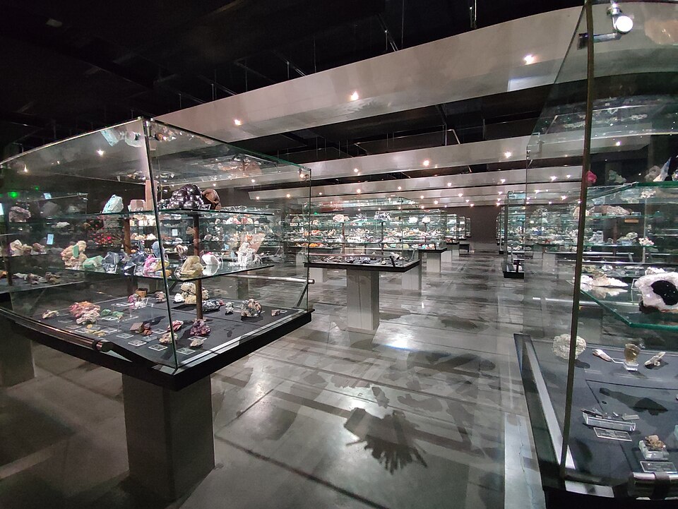 A photograph of Collection des minéraux