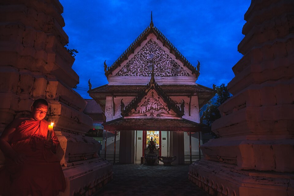 A photograph of Wat Champa